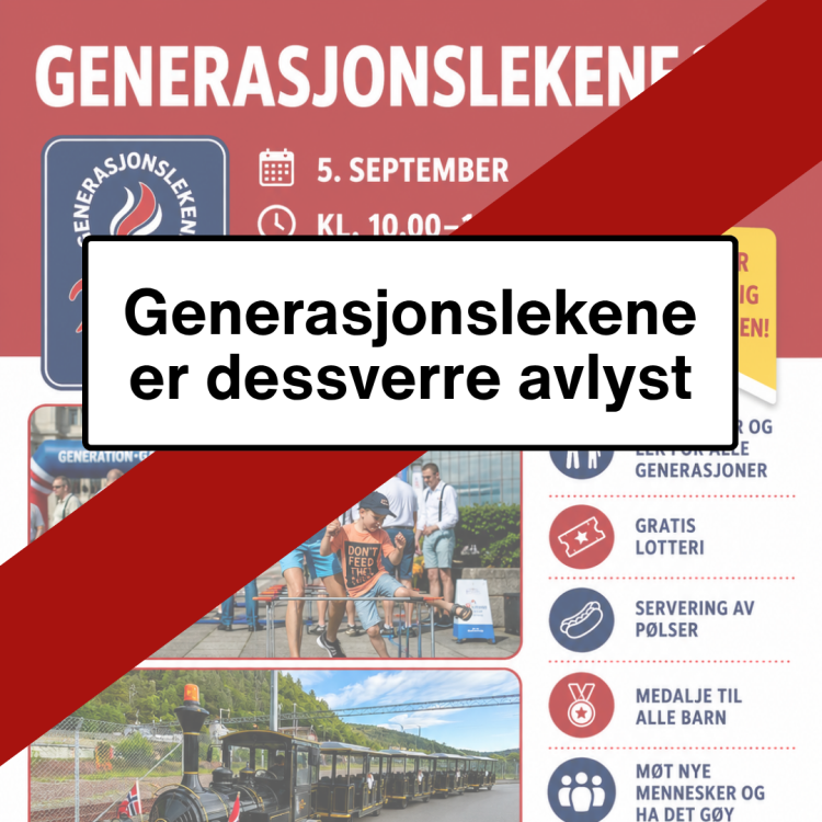 Lenke til artikkel: Generasjonslekene 5. september er avlyst