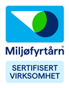Miljøfyrtårnsertifisert virksomhet - Klikk for stort bilde